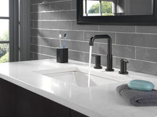 Load image into Gallery viewer, Two Handle Widespread Bathroom Faucet In Matte Black
