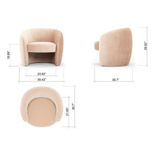 Load image into Gallery viewer, 35&quot; W Barrel Chair SB2140
