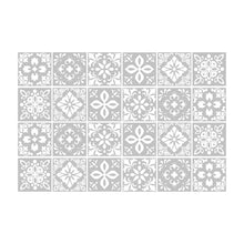 Load image into Gallery viewer, Light Gray 35&quot; x 24&quot; PVC Peel &amp; Stick Mosaic Tile (approx 244sqft)
