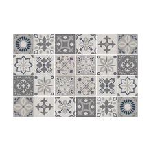 Load image into Gallery viewer, Light Gray 35&quot; x 24&quot; PVC Peel &amp; Stick Mosaic Tile (SET OF 4)
