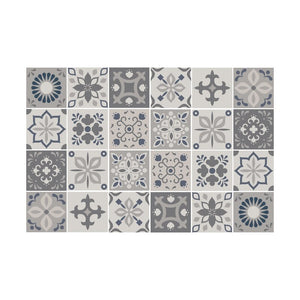 35" x 24" PVC Peel & Stick Mosaic Tile (4 Sets of Peel and Stick Tile) 2415AH/GL