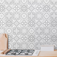 Load image into Gallery viewer, Light Gray 35&quot; x 24&quot; PVC Peel &amp; Stick Mosaic Tile (approx 244sqft)
