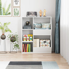 Load image into Gallery viewer, 36.6&#39;&#39; H X 30&#39;&#39; W Cubby Toy Storage Organizers Kids Bookcase
