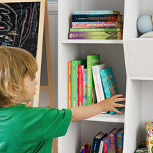 Load image into Gallery viewer, 36.6&#39;&#39; H X 30&#39;&#39; W Cubby Toy Storage Organizers Kids Bookcase
