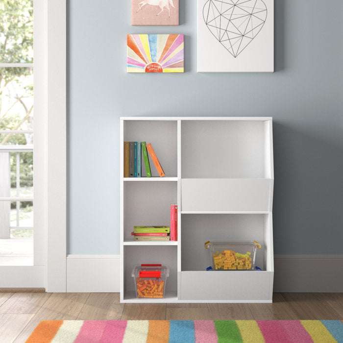 36.6'' H X 30'' W Cubby Toy Storage Organizers Kids Bookcase