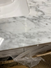 Load image into Gallery viewer, 28&quot; Bathroom Vanity with White Carrera Marble 3602RR
