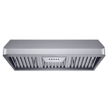 Load image into Gallery viewer, 36&quot; 350 CFM Ducted Stainless Steel Under Cabinet Range Hood 553AH
