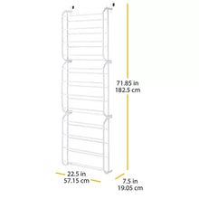 Load image into Gallery viewer, 36 Pair Overdoor Shoe Organizer
