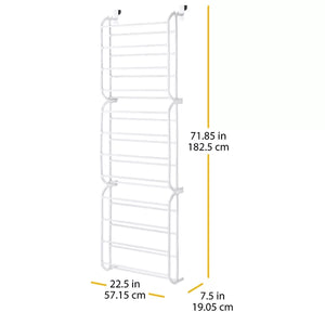 36 Pair Overdoor Shoe Organizer