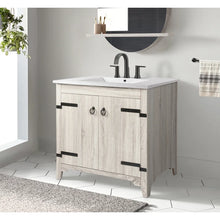Load image into Gallery viewer, 36&quot; Single Bathroom Vanity Top in White with Sink
