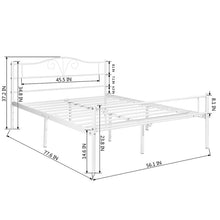 Load image into Gallery viewer, 37.2&#39;&#39; Bed Frame full
