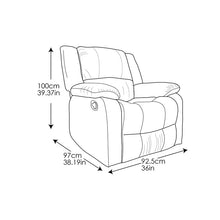 Load image into Gallery viewer, 37.8&#39;&#39; Wide Manual Standard Recliner 1766AH
