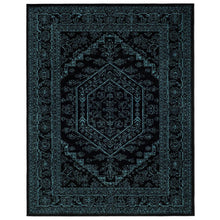Load image into Gallery viewer, Safavieh Adirondack 8&#39; x 10&#39; Black and Teal Area Rug

