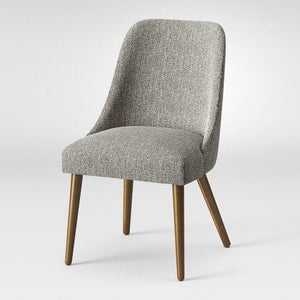 Distressed Gray Mid-Century Modern Dining Chair #9631