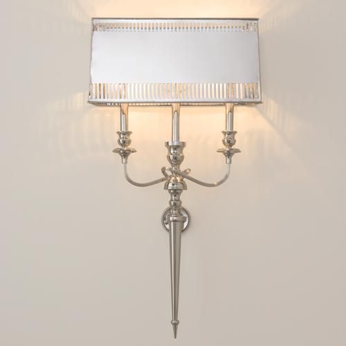 Global Views French Sconce Electrified 2058