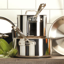 Load image into Gallery viewer, All-Clad d3 Stainless Steel Saucepans, 3 qt.

