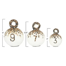 Load image into Gallery viewer, 3 Piece Flinn Deep-Sea Fishing Weights Sculpture Set 1703CDR
