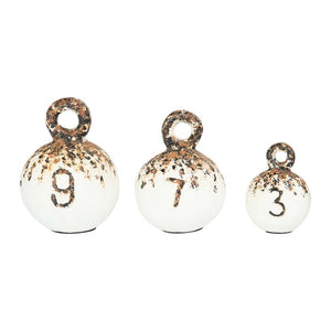 3 Piece Flinn Deep-Sea Fishing Weights Sculpture Set 1703CDR