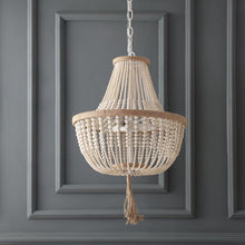 Load image into Gallery viewer, 3 - Light Unique Empire Chandelier with Beaded Accent MRM1723
