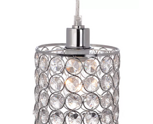 Load image into Gallery viewer, Globe Electric 1-Light Trenton Mini Pendant in Chrome Set of 2 Lights 435AH
