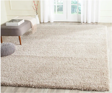 Load image into Gallery viewer, California Shag Beige 8 ft. x 10 ft. Solid Area Rug
