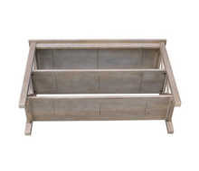 Load image into Gallery viewer, Hampton 48 in. Weathered Taupe Gray Standard Rectangle Wood Console Table with Shelves 7718RR
