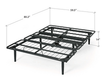 Load image into Gallery viewer, Jared Black Metal Queen Adjustable Bed
