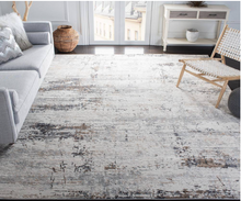 Load image into Gallery viewer, Amelia Ivory/Gray 9 ft. x 12 ft. Abstract Area Rug
