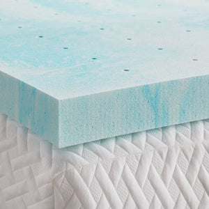 3" King Gel Memory Foam Mattress Topper