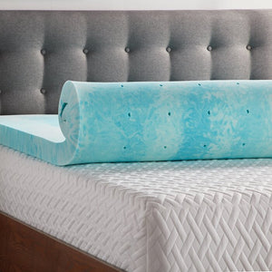 3" King Gel Memory Foam Mattress Topper
