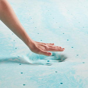 3" King Gel Memory Foam Mattress Topper