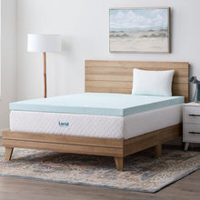 Load image into Gallery viewer, 3&quot; Twin Gel and Aloe Memory Foam Mattress Topper
