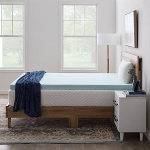 3" Twin Gel and Aloe Memory Foam Mattress Topper
