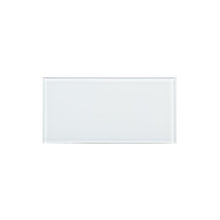 Load image into Gallery viewer, White 3&quot; x 6&quot; Glass Peel &amp; Stick Subway Tile 4668RR
