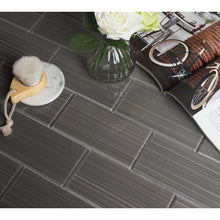 Load image into Gallery viewer, 3&quot; x 6&quot; Peel &amp; Stick Subway Tile Dark Gray (2364RR-2 boxes)
