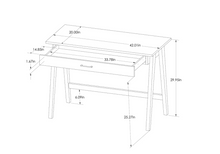 Load image into Gallery viewer, Paulo Wood Writing Desk with Drawer - Project 62™ 1515CDR

