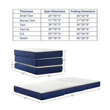 Load image into Gallery viewer, 3&#39;&#39; Medium Gel Memory Foam Mattress
