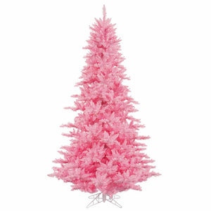 3' Pink Fir Artificial Christmas Tree with 100 Colored & Clear Lights (SB483)
