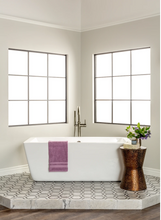 Load image into Gallery viewer, Odin Free Standing Tub Filler with Built-In Diverter - Includes Hand Shower 542AH
