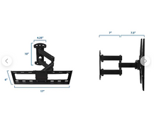 Load image into Gallery viewer, Mount-It! Full-Motion TV Wall Mount Corner Bracket for 20" to 50" TVs
