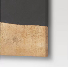 Load image into Gallery viewer, 24" x 30" Foil Abstract Unframed Wall Canvas Navy/Gold - Project 62™ MRM791

