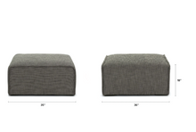 Load image into Gallery viewer, Quadra Ottoman MRM733

