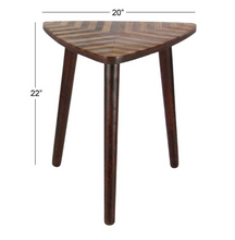 Load image into Gallery viewer, Dark Brown Mango Wood Modern Accent Table (SET OF 2)
