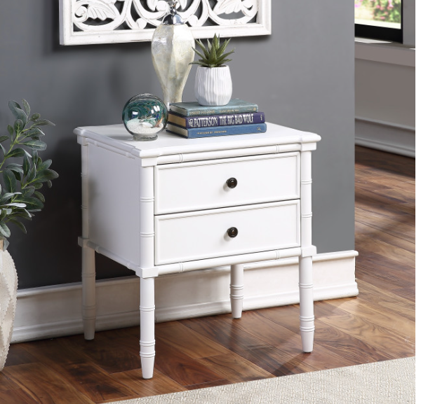 Ellison 2-Drawer Nightstand, White