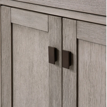 Load image into Gallery viewer, Chestnut 60" Bath Vanity, Grey Oak, Oil-Rubbed Bronze Hardware 6648RR
