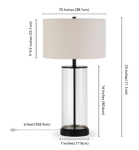 Load image into Gallery viewer, Rowan 28 in. Bronze Table Lamp 7713RR
