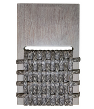 Load image into Gallery viewer, Gray Wash Eucalyptus and Driftwood Gray Wicker Rocking Chair
