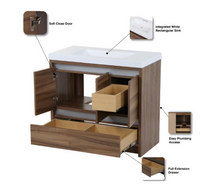 Load image into Gallery viewer, Oakes 36&quot; Bath Vanity in Caramel Mist *AS-IS*
