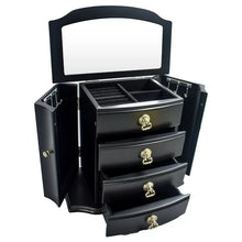 Load image into Gallery viewer, 3 Drawers Wooden Jewelry Box
