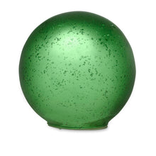 Load image into Gallery viewer, Three Piece Green Ball Light Figurine Set #9382

